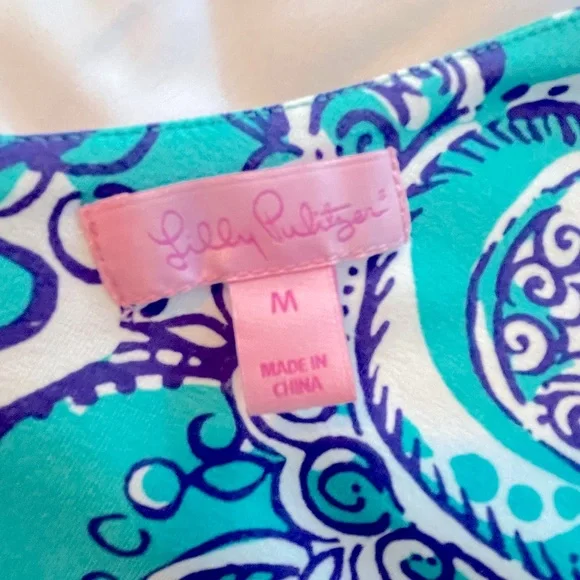 Lilly Pulitzer sundress with flattering waist band - Picture 3 of 5